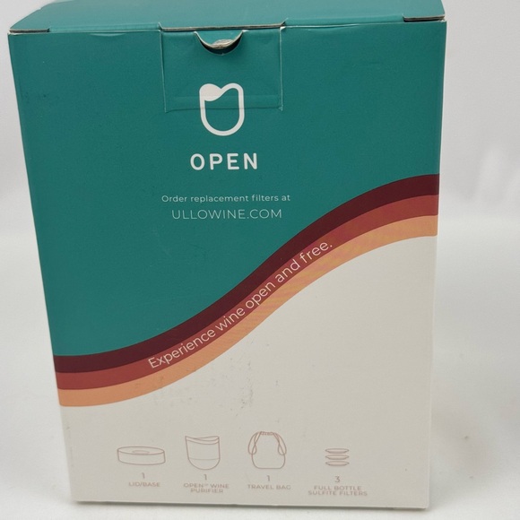 New in sealed box. Open By Ullo, Wine Purifier and Aerator Complete - Picture 4 of 13